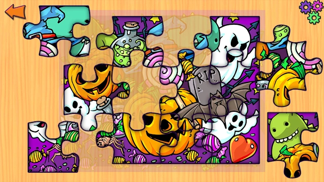 Halloween Jigsaw Puzzles - Puzzle Game for Kids & Toddlers screenshot 2