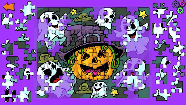 Halloween Jigsaw Puzzles - Puzzle Game for Kids & Toddlers screenshot 3
