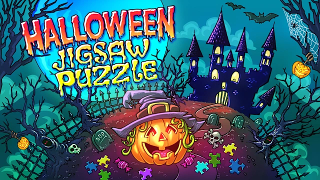 Halloween Jigsaw Puzzles - Puzzle Game for Kids & Toddlers