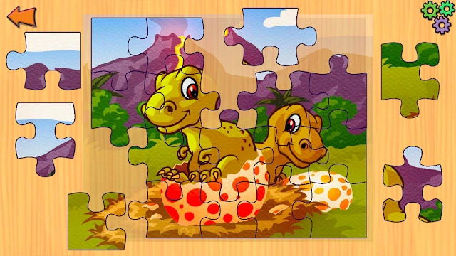 Dinosaur Jigsaw Puzzles - Dino Puzzle Game for Kids & Toddlers screenshot 4