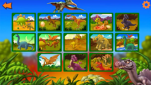 Dinosaur Jigsaw Puzzles - Dino Puzzle Game for Kids & Toddlers screenshot 0