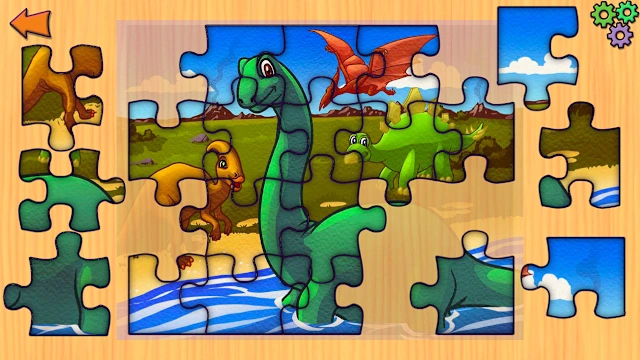 Dinosaur Jigsaw Puzzles - Dino Puzzle Game for Kids & Toddlers screenshot 3