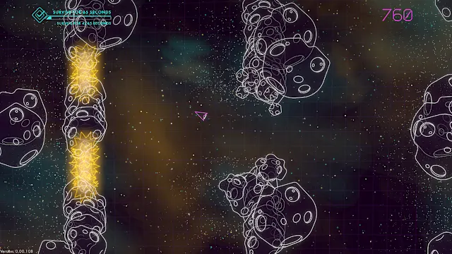 Asteroids: Recharged screenshot 5
