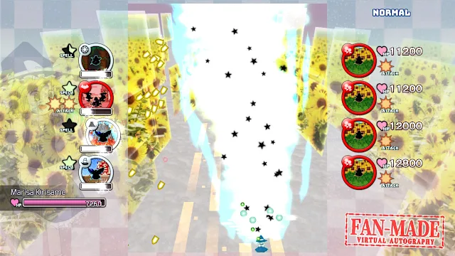 Touhou Fan-made Virtual Autography screenshot 1