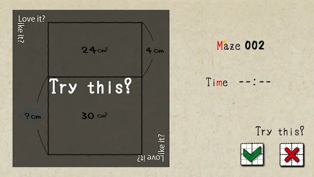 Menseki: Area Maze puzzles screenshot 0