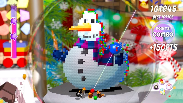 Merry Christmas Snowball Bubble screenshot 0