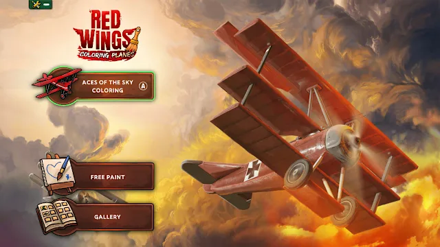 Red Wings: Coloring Planes screenshot 0