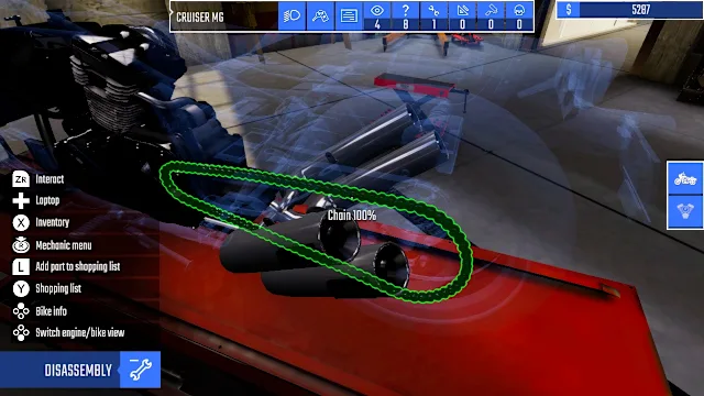 Biker Garage: Mechanic Simulator screenshot 3
