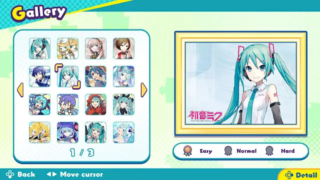 Hatsune Miku Jigsaw Puzzle screenshot 5