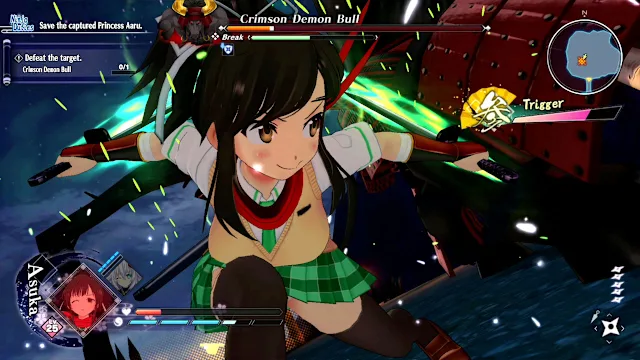 Neptunia X SENRAN KAGURA: Ninja Wars screenshot 1