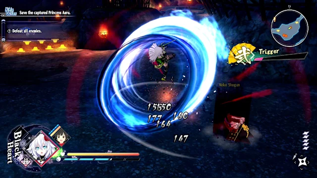 Neptunia X SENRAN KAGURA: Ninja Wars screenshot 2