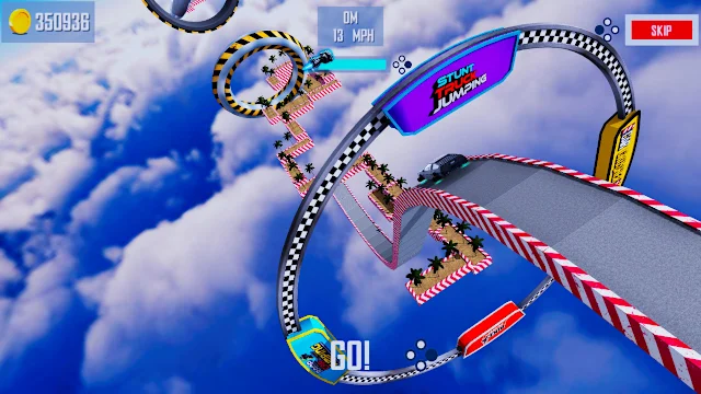 Mega Ramp Car Jumping screenshot 4