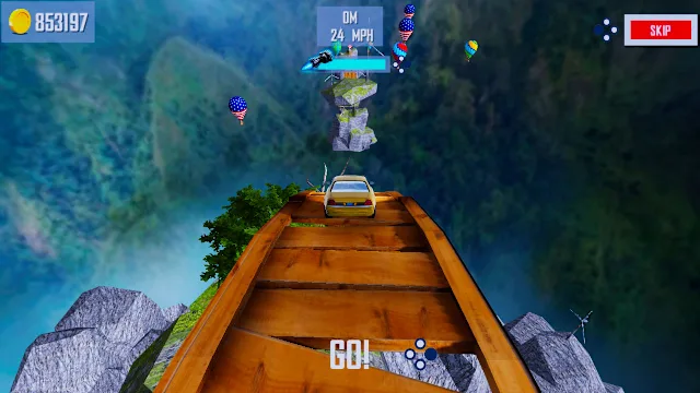 Mega Ramp Car Jumping screenshot 1