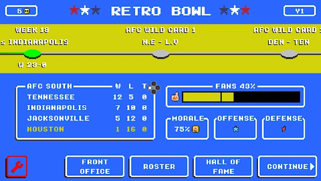 Retro Bowl screenshot 3