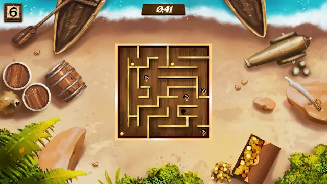 Pirate Treasure: Island of Mazes screenshot 0