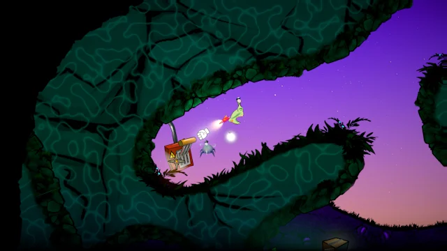 Kickback Slug: Cosmic Courier screenshot 2