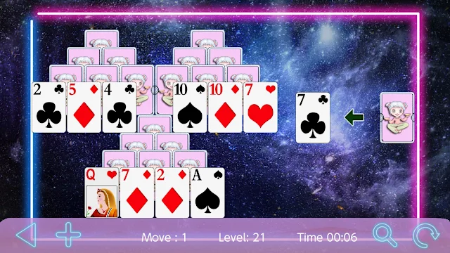 Zodiac Tri Peaks Solitaire screenshot 2