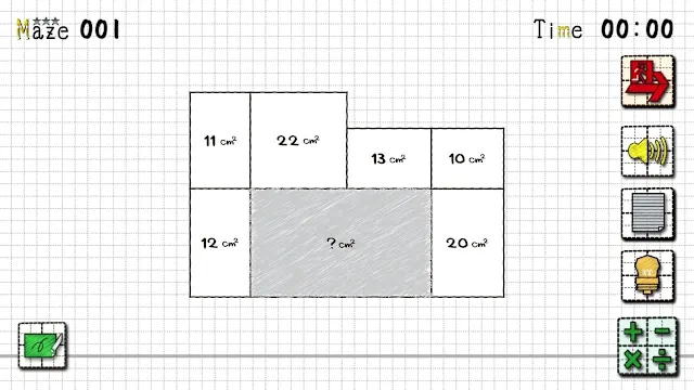 Menseki Genius screenshot 2