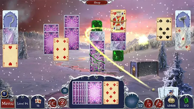 Jewel Match Solitaire: Winterscapes screenshot 3