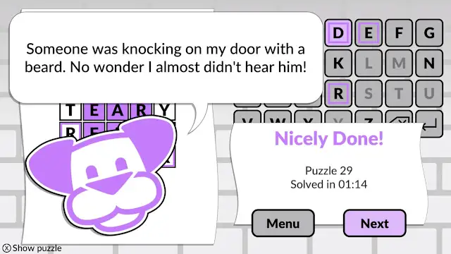 Wordbreaker by POWGI screenshot 1