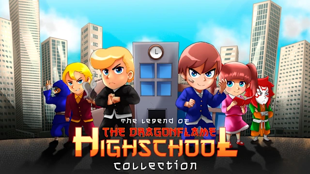 The Legend of the Dragonflame Highschool Collection