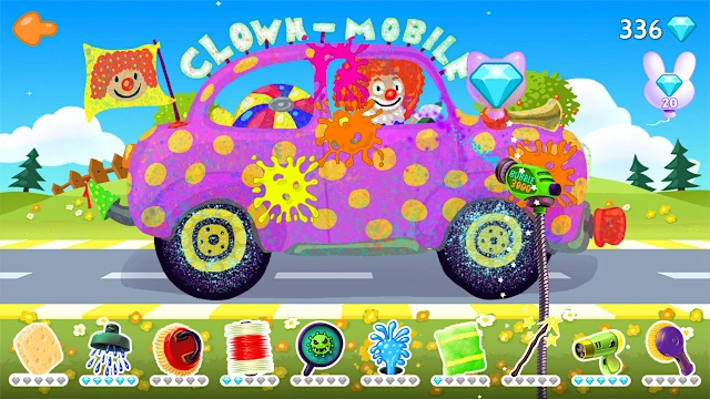 Funny Car Wash - Trucks & Cars Game Garage for Kids & Toddlers screenshot 3