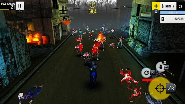 The Last Run: Dead Zombie Shooter screenshot 1