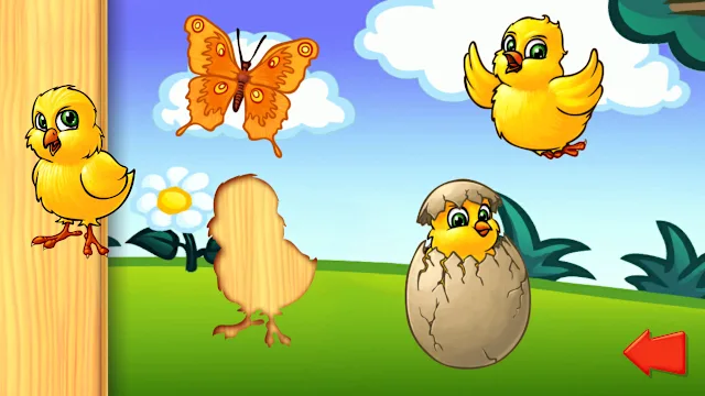 Animal Babies Puzzle - Preschool Animals Puzzles Game for Kids screenshot 1