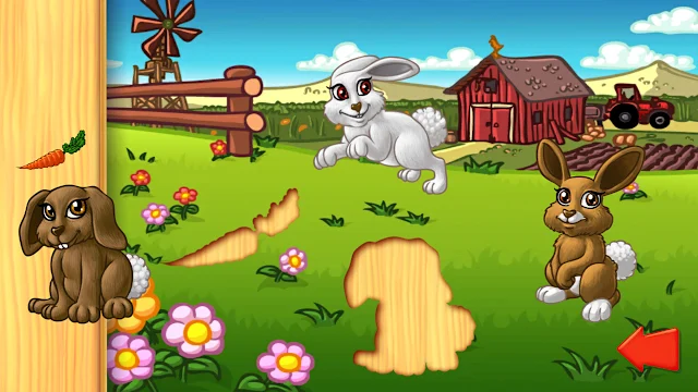 Animal Babies Puzzle - Preschool Animals Puzzles Game for Kids screenshot 0