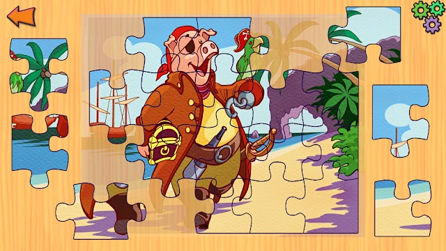 Pirates Jigsaw Puzzle - Education Adventure Learning Children Puzzles Games for Kids & Toddlers screenshot 5