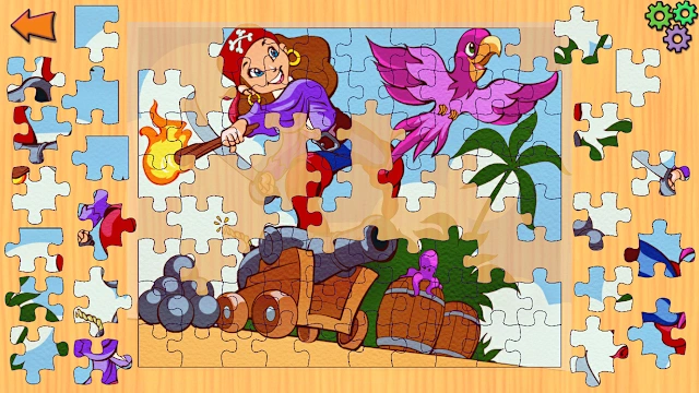 Pirates Jigsaw Puzzle - Education Adventure Learning Children Puzzles Games for Kids & Toddlers screenshot 0