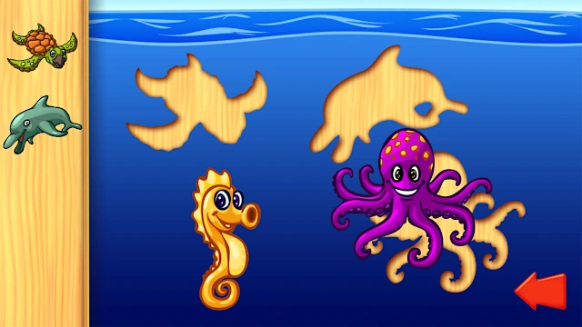 Ocean Animals Puzzle - Preschool Animal Learning Puzzles Game for Kids & Toddlers screenshot 5