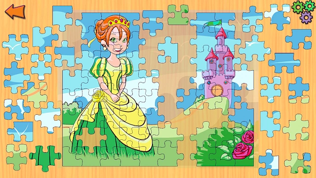 Princess and Fairytales Jigsaw Puzzles - Puzzle Game for Kids screenshot 0