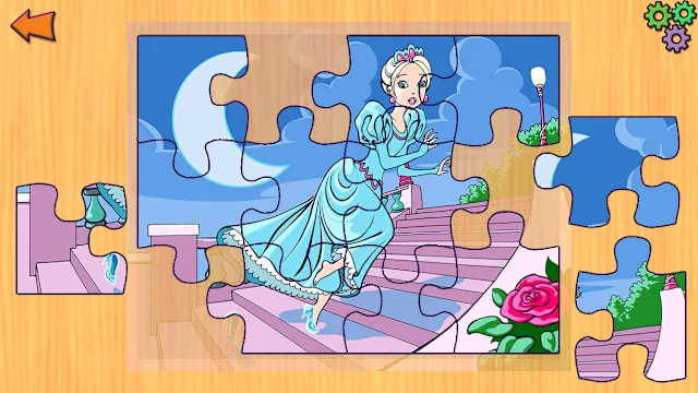 Princess and Fairytales Jigsaw Puzzles - Puzzle Game for Kids screenshot 5