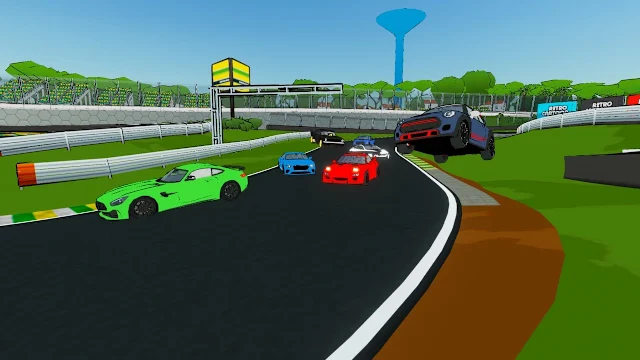 Kartoon Racing: Singleplayer Multiplayer Racing screenshot 1
