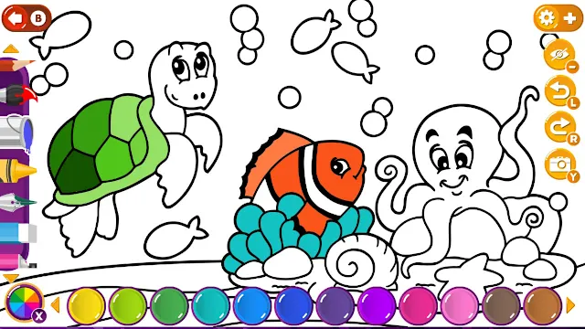 Kid's Art Coloring Book screenshot 3