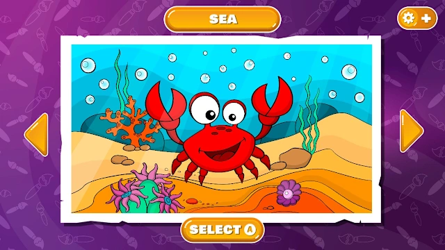 Kid's Art Coloring Book screenshot 5