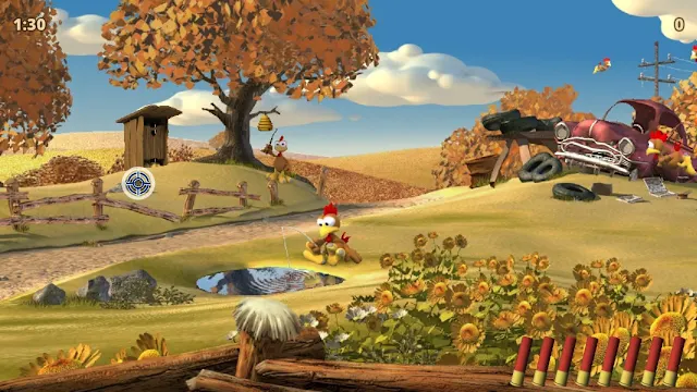 Moorhuhn X - Crazy Chicken X screenshot 1