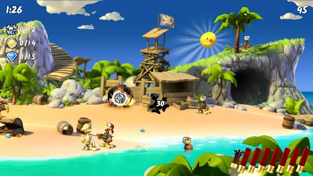 Moorhuhn Pirates - Crazy Chicken Pirates screenshot 2