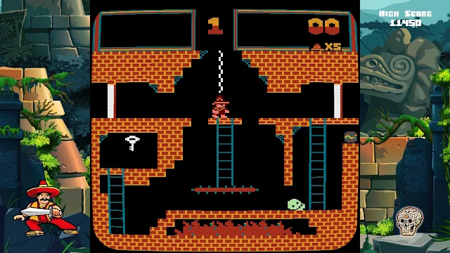 Montezuma's Revenge: 8-Bit Edition screenshot 1