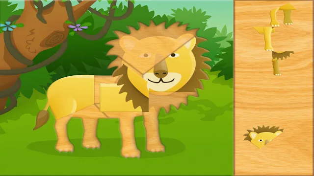 Animal Fun Puzzle - Preschool and kindergarten learning and fun game for toddlers and kids screenshot 0