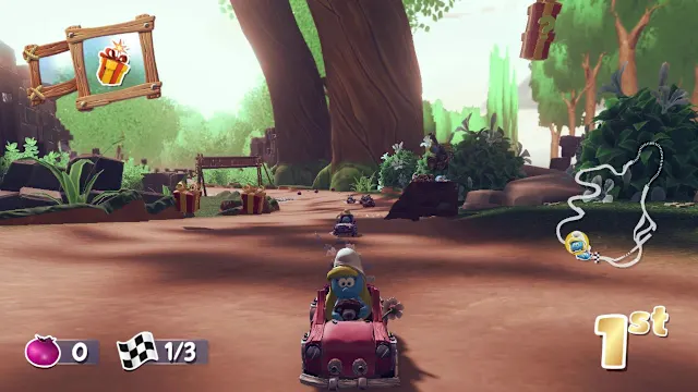 SMURFS KART screenshot 1