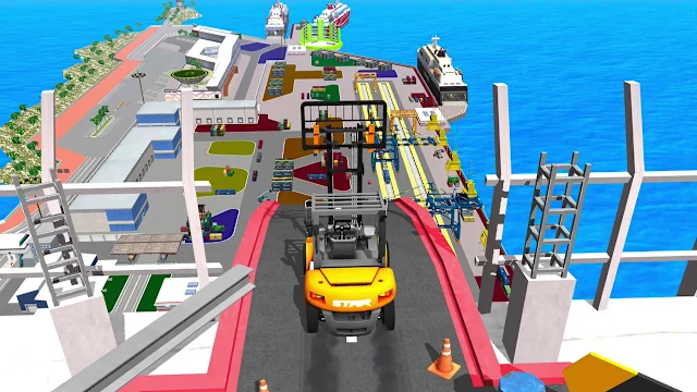 Construction Ramp Jumping screenshot 3
