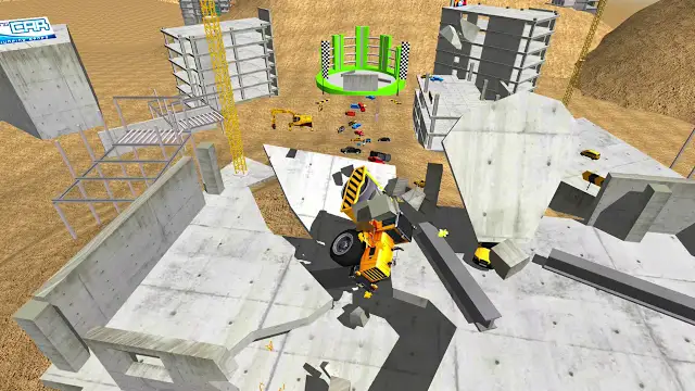 Construction Ramp Jumping screenshot 5