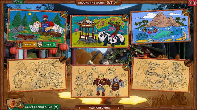 Coloring Pages: Lumberhill Tales screenshot 5