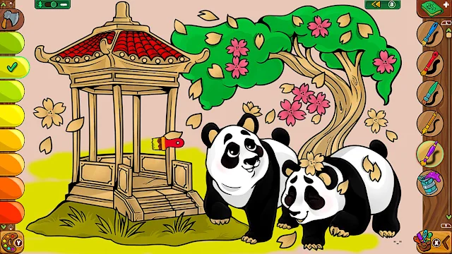 Coloring Pages: Lumberhill Tales screenshot 0