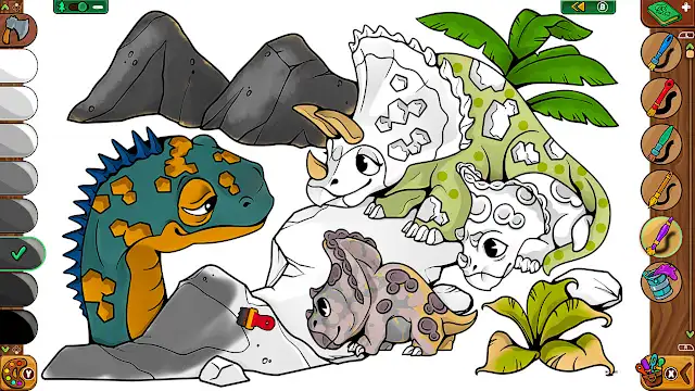 Coloring Pages: Lumberhill Tales screenshot 1