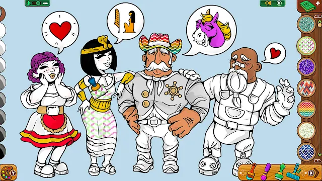Coloring Pages: Lumberhill Tales screenshot 3
