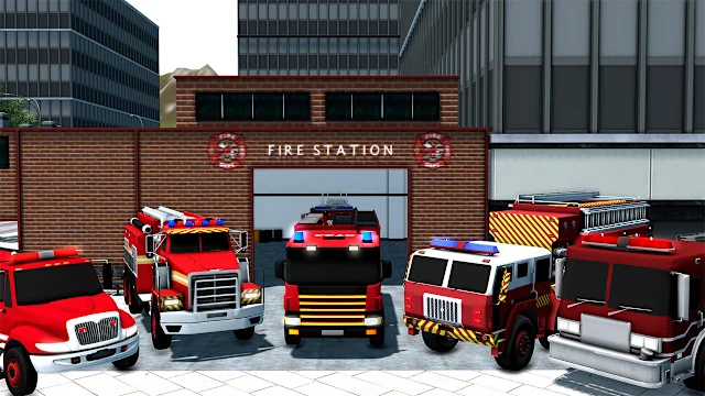 Firefighter:Car Fire Truck Sim Driving 2022 Simulator screenshot 5