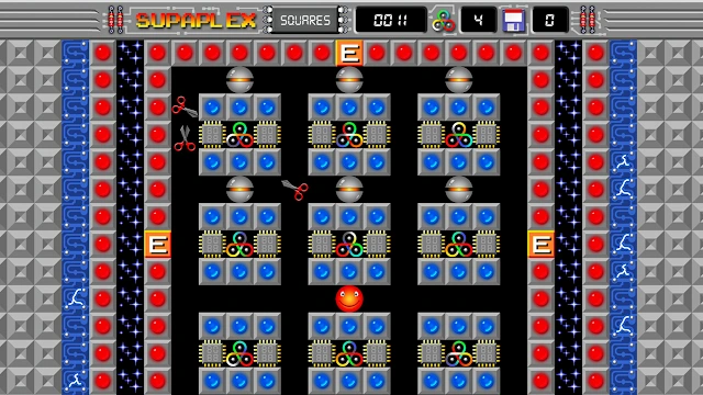Supaplex SQUARES screenshot 2